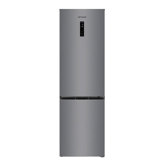 Combina frigorifica Pyramis FSO 195 Inox, Inverter, total NO FROST, clasa E, capacitate totala 347 litri - EpicHome.ro