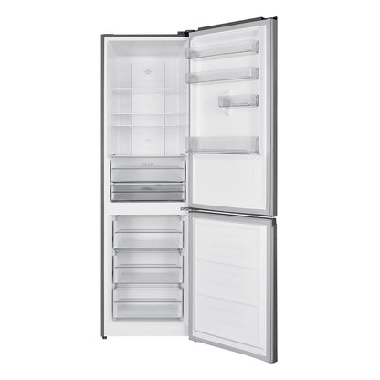 Combina frigorifica Pyramis FSO 195 Inox, Inverter, total NO FROST, clasa E, capacitate totala 347 litri - EpicHome.ro