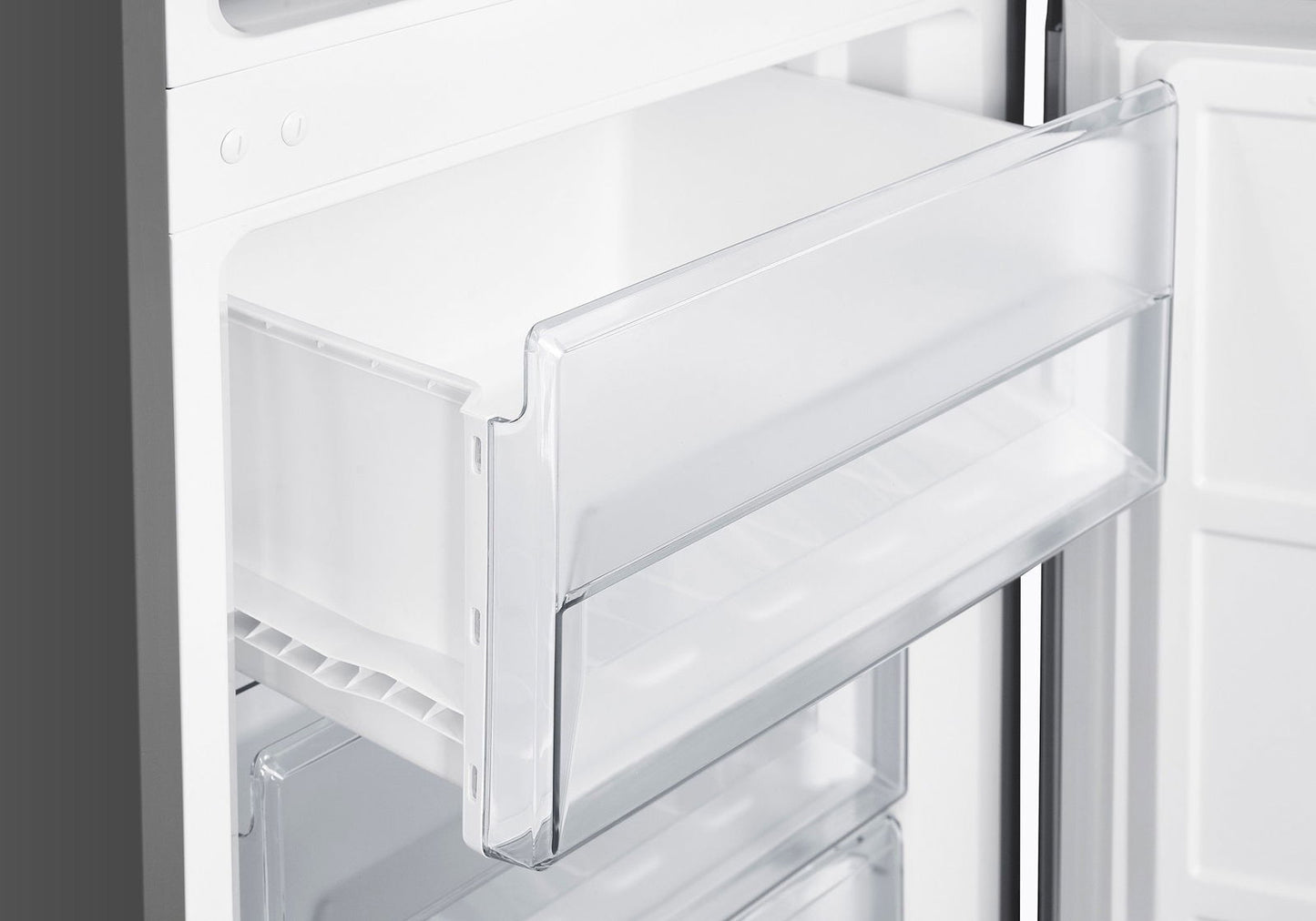 Combina frigorifica Pyramis FSO 195 Inox, Inverter, total NO FROST, clasa E, capacitate totala 347 litri - EpicHome.ro