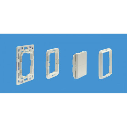 Comutator de perete Shelly BLU Wall Switch 4 + rama Gira Merten - EpicHome