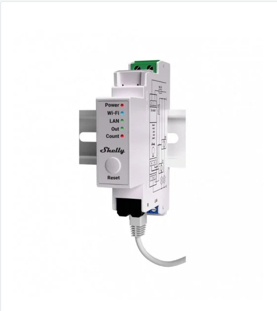 Contor inteligent Shelly Pro EM, 2x clamps 50A - EpicHome