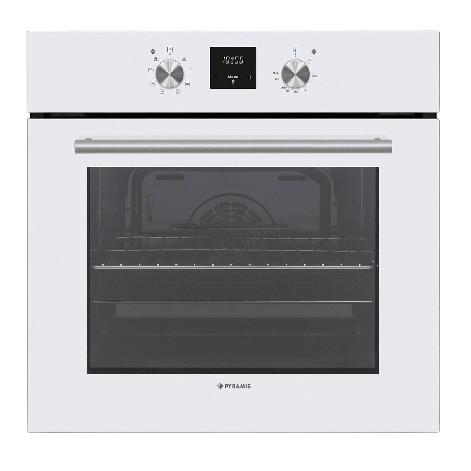 Cuptor electric Pyramis 60IN 20.10.20.30.50 Pearl Glass, 8 functii, clasa A, 69 litri, timer electronic, butoane rotative - EpicHome.ro