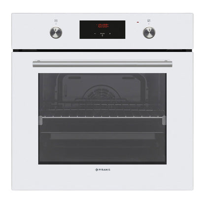 Cuptor electric Pyramis 60IN 20.22.31.51 Pearl Glass, 8 functii, clasa A, 69 litri, Soft Close, butoane retractabile - EpicHome.ro