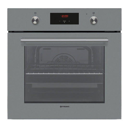 Cuptor electric Pyramis 60IN 20.22.31.51 Pearl Glass, 8 functii, clasa A, 69 litri, Soft Close, butoane retractabile - EpicHome.ro