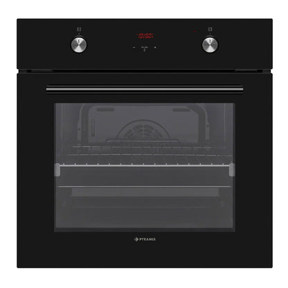 Cuptor electric Pyramis 60IN 20.22.31.51 Pearl Glass, 8 functii, clasa A, 69 litri, Soft Close, butoane retractabile - EpicHome.ro