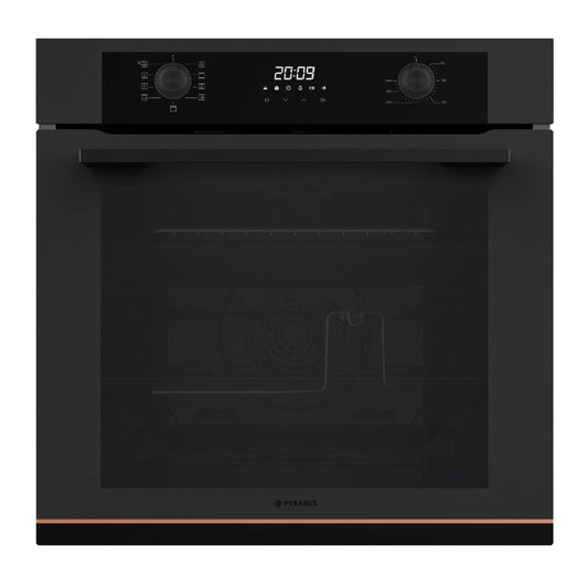 Cuptor electric Pyramis 60IN 2080 Copper Line Black Glass Matt - EpicHome