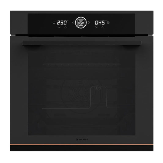 Cuptor electric Pyramis 60IN 2082 Copper Line Touch Black Glass Matt - EpicHome