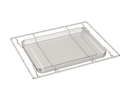 Cuptor electric Pyramis 60IN 8080 PVD, 8 functii, clasa A, 64 litri, AirFry, Rotisor, SelfClean+, Soft Close, butoane retractabile - EpicHome.ro