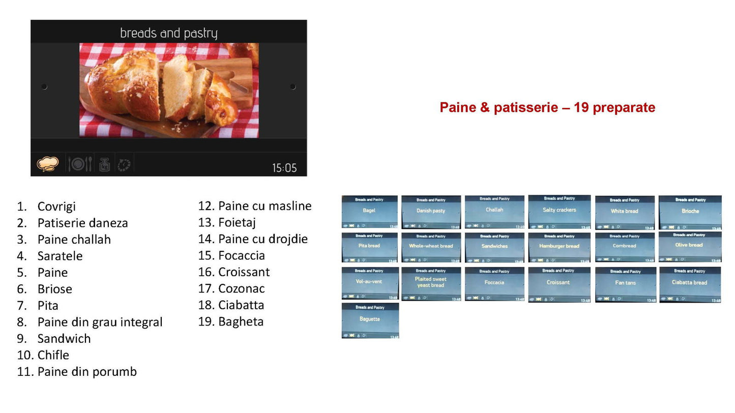 Cuptor electric Pyramis 6OIN BO112V Full Black Glass, 9 functii, moduri automate de gatit, clasa A, 78 litri, Touch control - EpicHome.ro