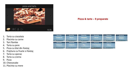 Cuptor electric Pyramis 6OIN BO112V Full Black Glass, 9 functii, moduri automate de gatit, clasa A, 78 litri, Touch control - EpicHome.ro