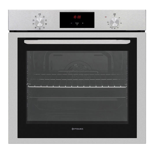 Cuptor electric Pyramis 6OIN BO173V Inox, 9 functii, clasa A, 78 litri, timer electronic, butoane rotative - EpicHome.ro