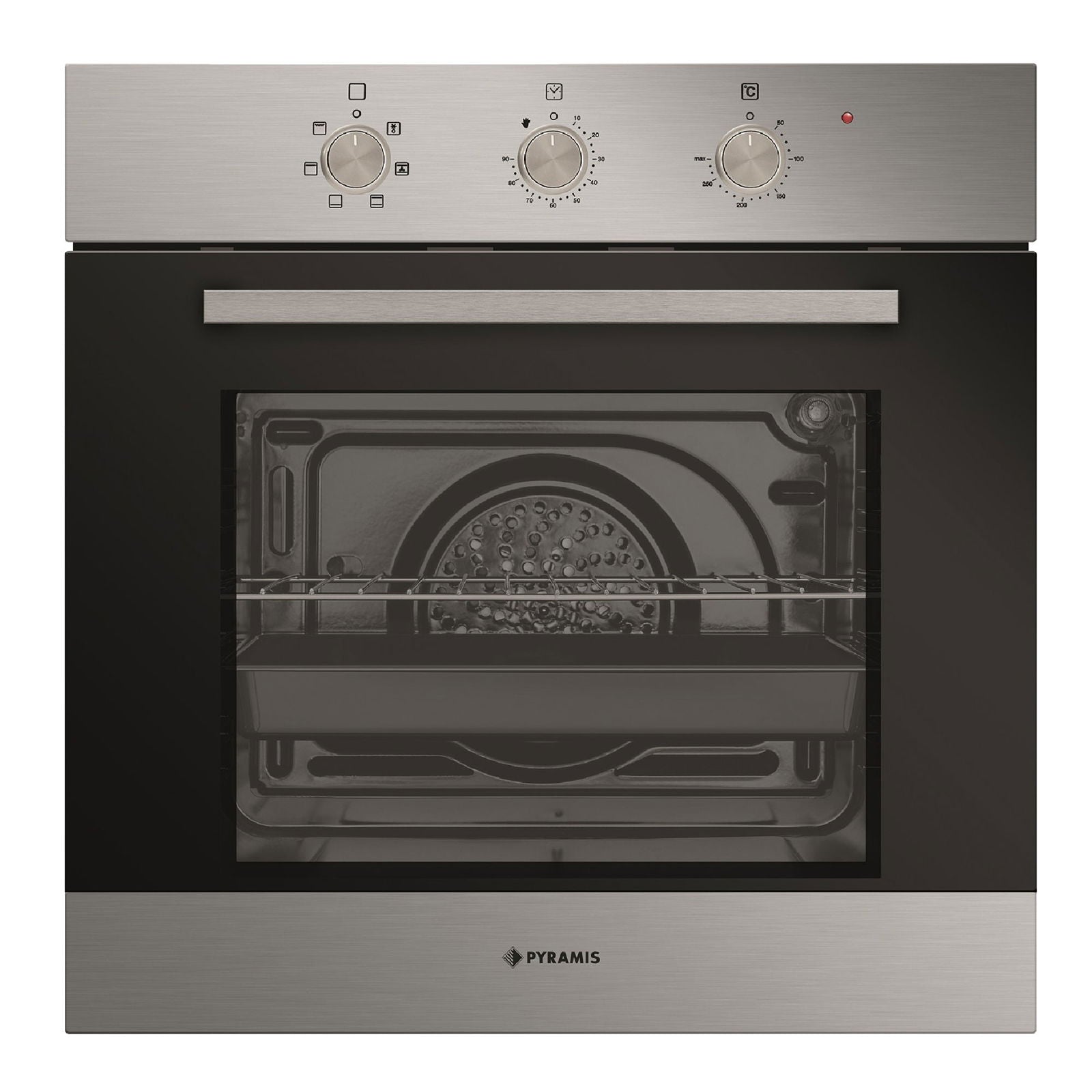 Cuptor electric Pyramis 731016 PK, 6 functii, clasa A, 73 litri, timer mecanic, butoane retractabile - EpicHome.ro