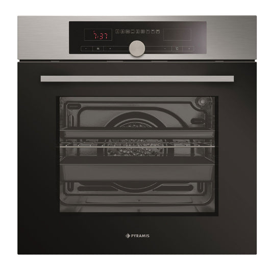Cuptor electric Pyramis 732240 CKLED Inox, 9 functii, clasa A, 73 litri, Soft Close, Cool touch, Touch control si buton navigator - EpicHome.ro