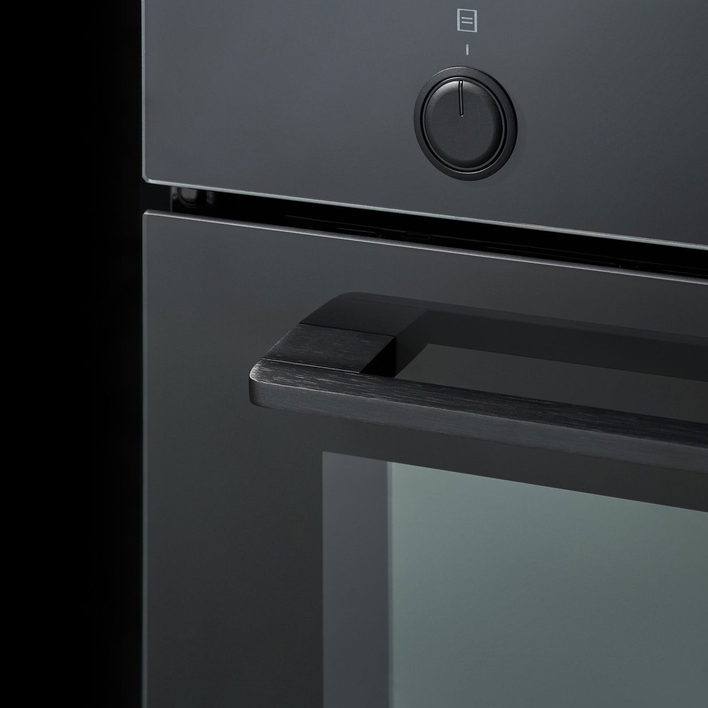 Cuptor electric Pyramis PO78052009PBL Full Black Glass, 9 functii, clasa A, volum 78 litri, timer digital, Soft Close, butoane retractabile - EpicHome.ro