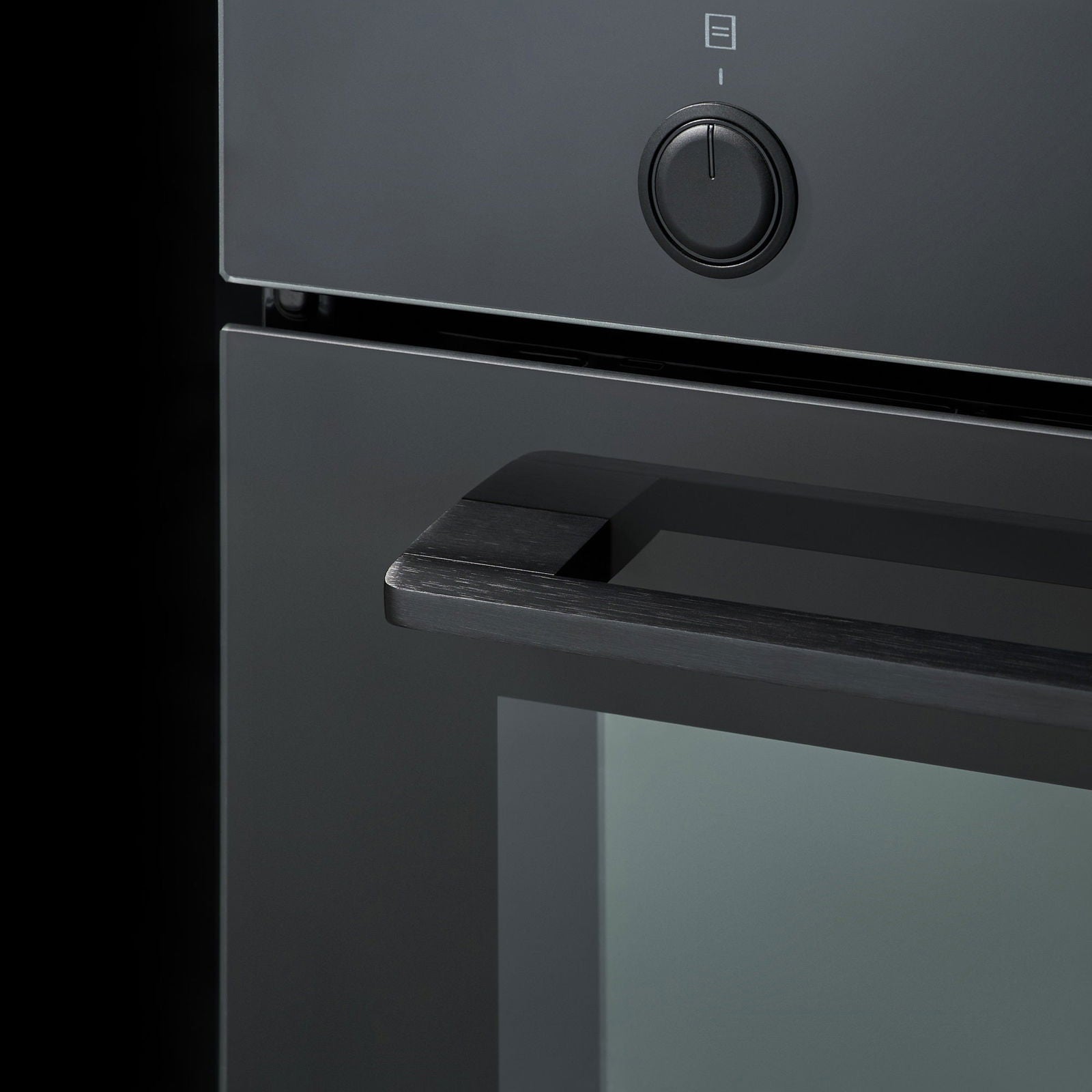 Cuptor electric Pyramis PO78072008SBL Full Black Glass, 8 functii, clasa A, volum 78 litri, timer digital, Cool Touch, butoane rotative - EpicHome.ro