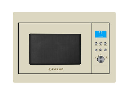 Cuptor microunde incorporabil Pyramis 30UG Beige, 30 litri, 1000 W, 8 func?ii automate, 594x457x398mm - EpicHome.ro