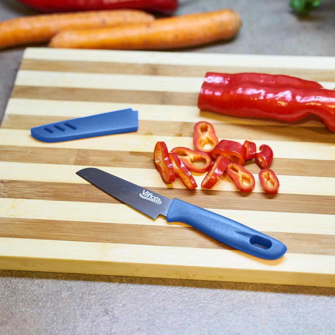 Cutit Cu Teaca 9.5 Cm , Albastru - EpicHome