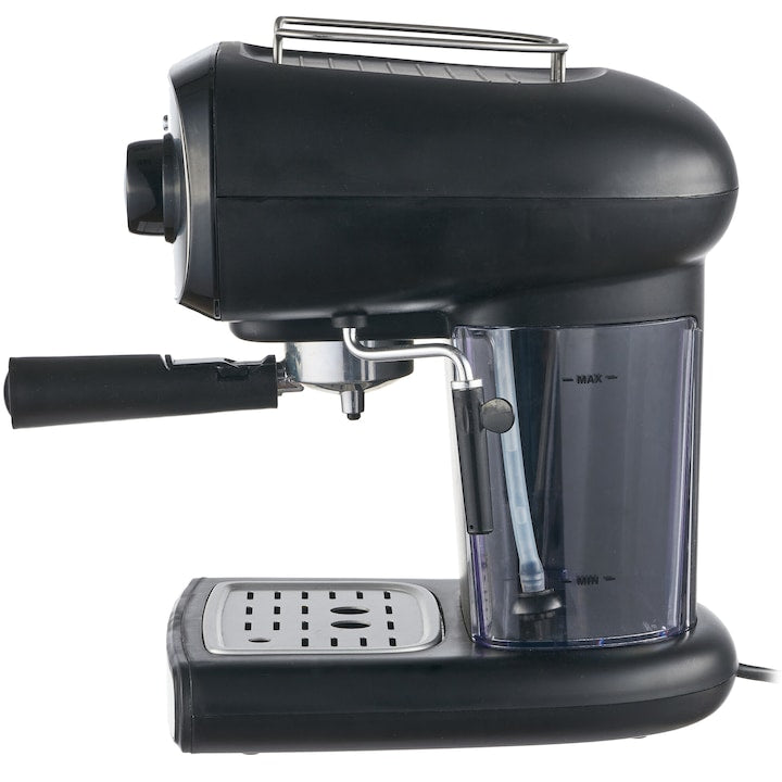 Espressor manual Heinner Black Boquette HEM-1100BKX, 850W, 15bar, Negru/Inox - EpicHome