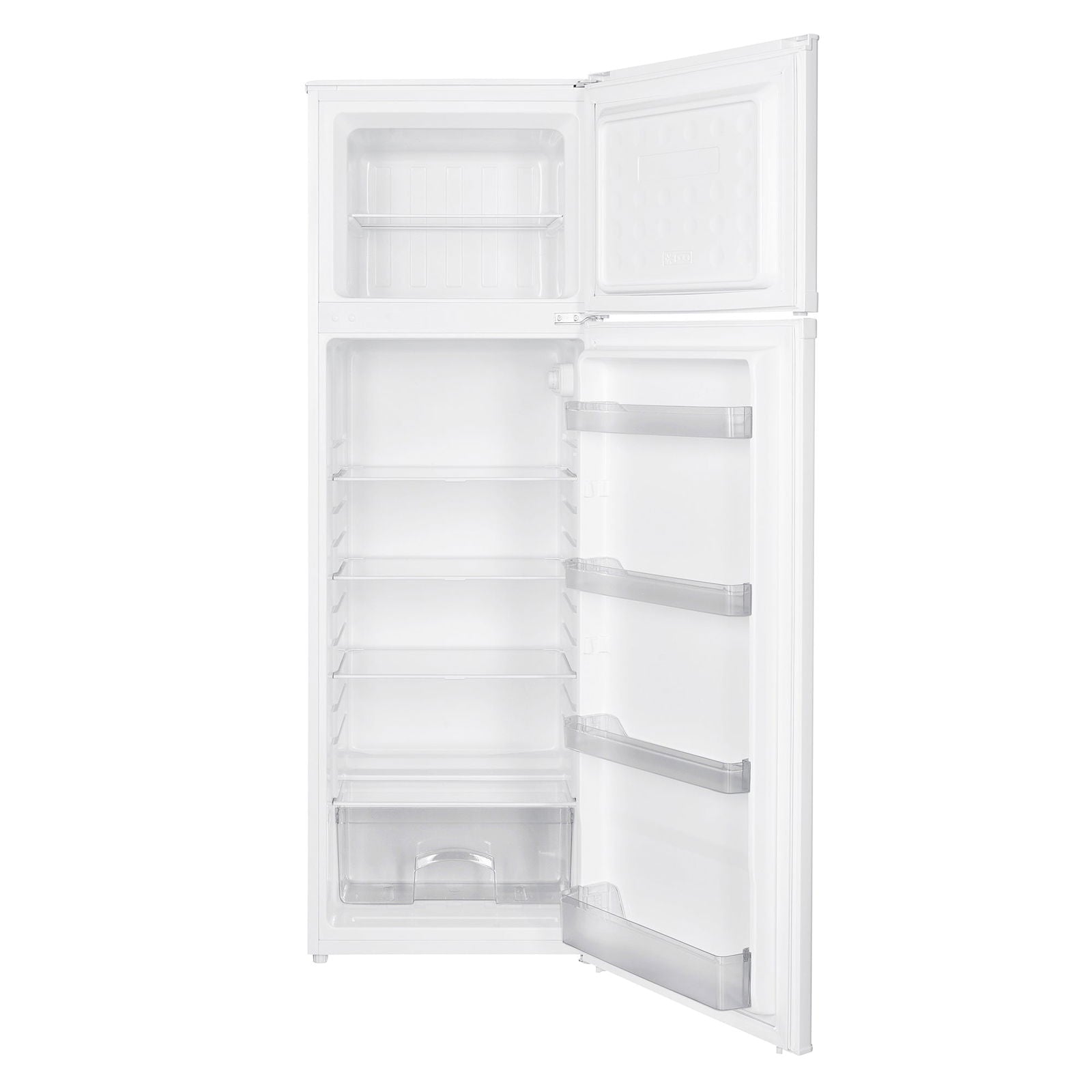 Frigider cu doua usi Pyramis FSR 165 White, sistem racire Static, clasa F, capacitate totala 248 litri - EpicHome.ro