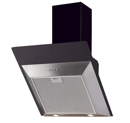 Hota decor Pyramis AFFIUSO KA160, 1 motor turbo, sticla fumurie si inox, 440m³h - EpicHome.ro