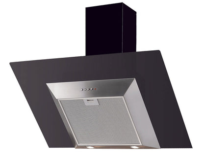 Hota decor Pyramis AFFIUSO KA160, 1 motor turbo, sticla fumurie si inox, 440m³h - EpicHome.ro