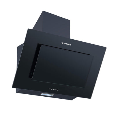 Hota decor Pyramis ATD60350B Black Glass, 1 motor, butoane push-pull, 276m³h - EpicHome.ro