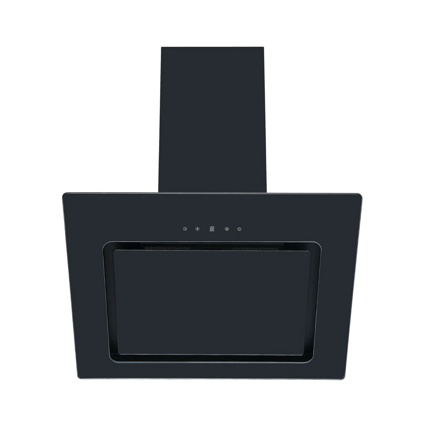 Hota decor Pyramis MAGIC Black Glass, 1 motor turbo, Touch control, 625m³h - EpicHome.ro