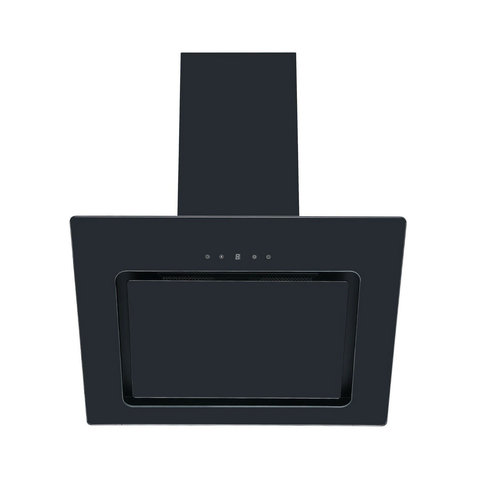 Hota decor Pyramis MAGIC Black Glass, 1 motor turbo, Touch control, 625m³h - EpicHome.ro