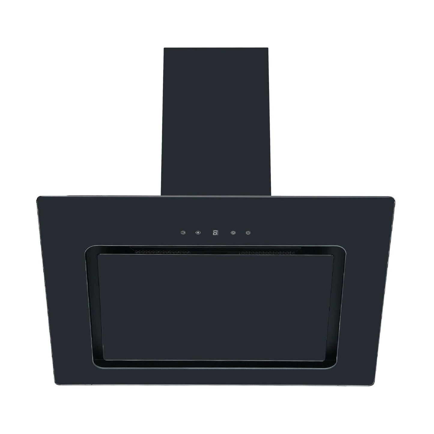 Hota decor Pyramis MAGIC Black Glass, 1 motor turbo, Touch control, 625m³h - EpicHome.ro