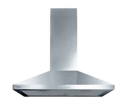 Hota decor Pyramis Square Chimney ELETTA, 1 motor, Inox, 379m³h, 60cm - EpicHome.ro