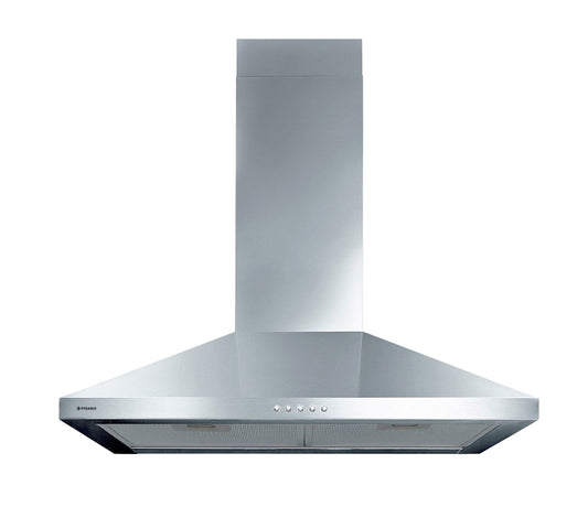 Hota decor Pyramis Square Chimney ELETTA, 1 motor, Inox, 379m³h, 60cm - EpicHome.ro