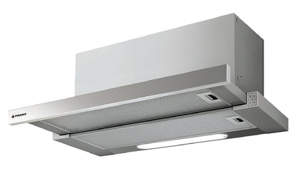 Hota telescopica Pyramis ELITELINE Inox, Turbo, 1 motor, 581m³h, 90cm - EpicHome.ro