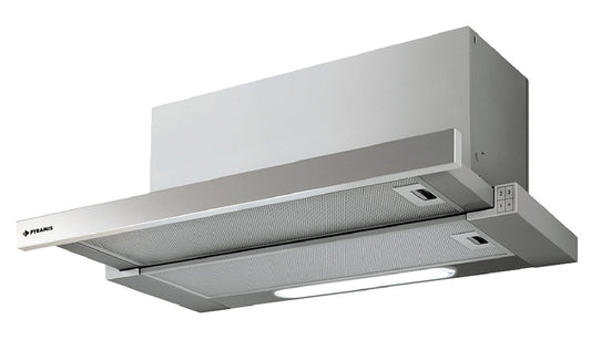 Hota telescopica Pyramis ELITELINE Inox, Turbo, 1 motor, 581m³h, 90cm - EpicHome.ro