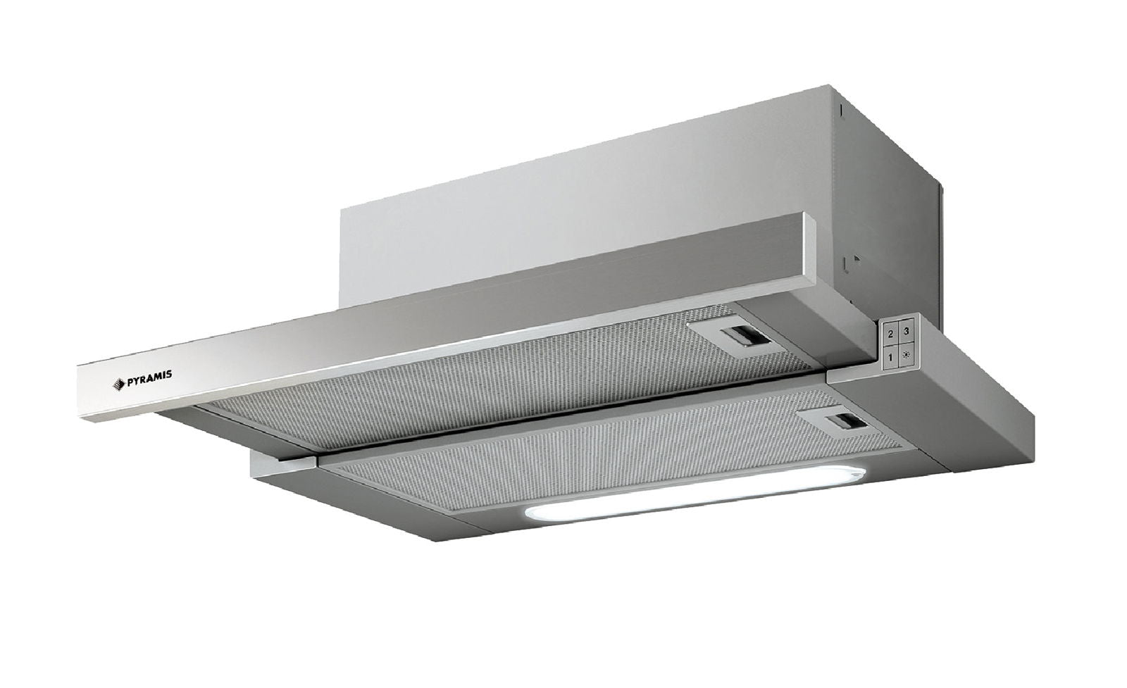 Hota telescopica Pyramis ELITELINE, Slim Turbo, 1 motor, 384m³h, 60cm - EpicHome.ro