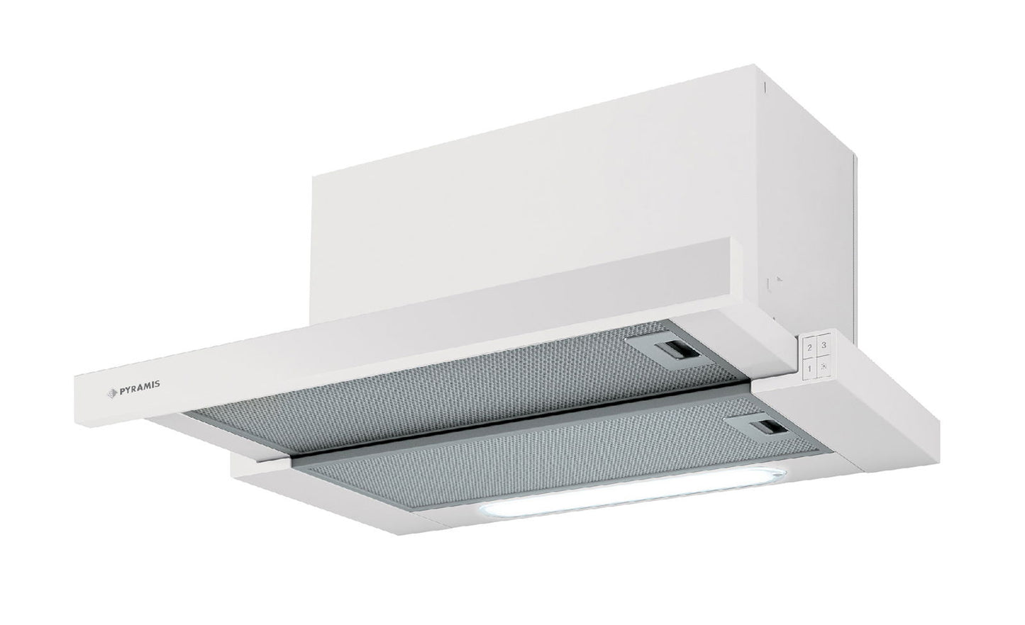 Hota telescopica Pyramis ELITELINE, Turbo, 1 motor, 581m³h, 60cm - EpicHome.ro