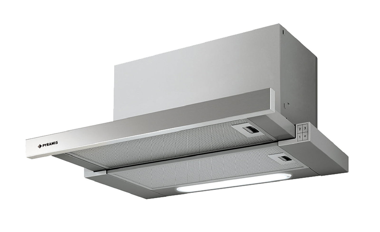 Hota telescopica Pyramis ELITELINE, Turbo, 1 motor, 581m³h, 60cm - EpicHome.ro