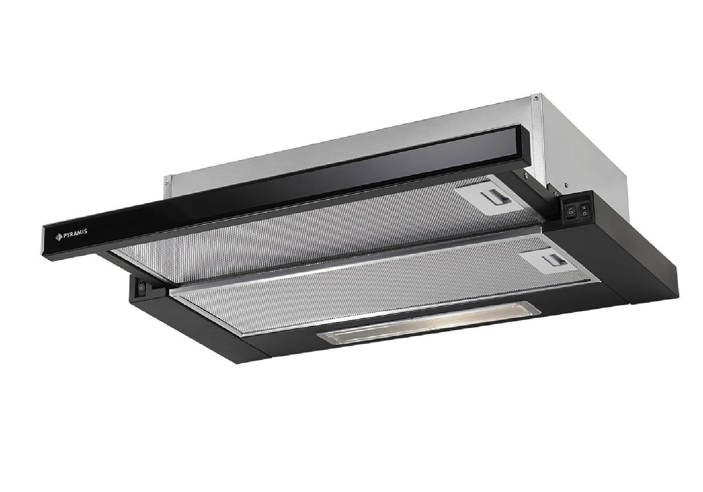 Hota telescopica Pyramis Ecoline, 2 motoare, 325m³h, 60cm - EpicHome.ro