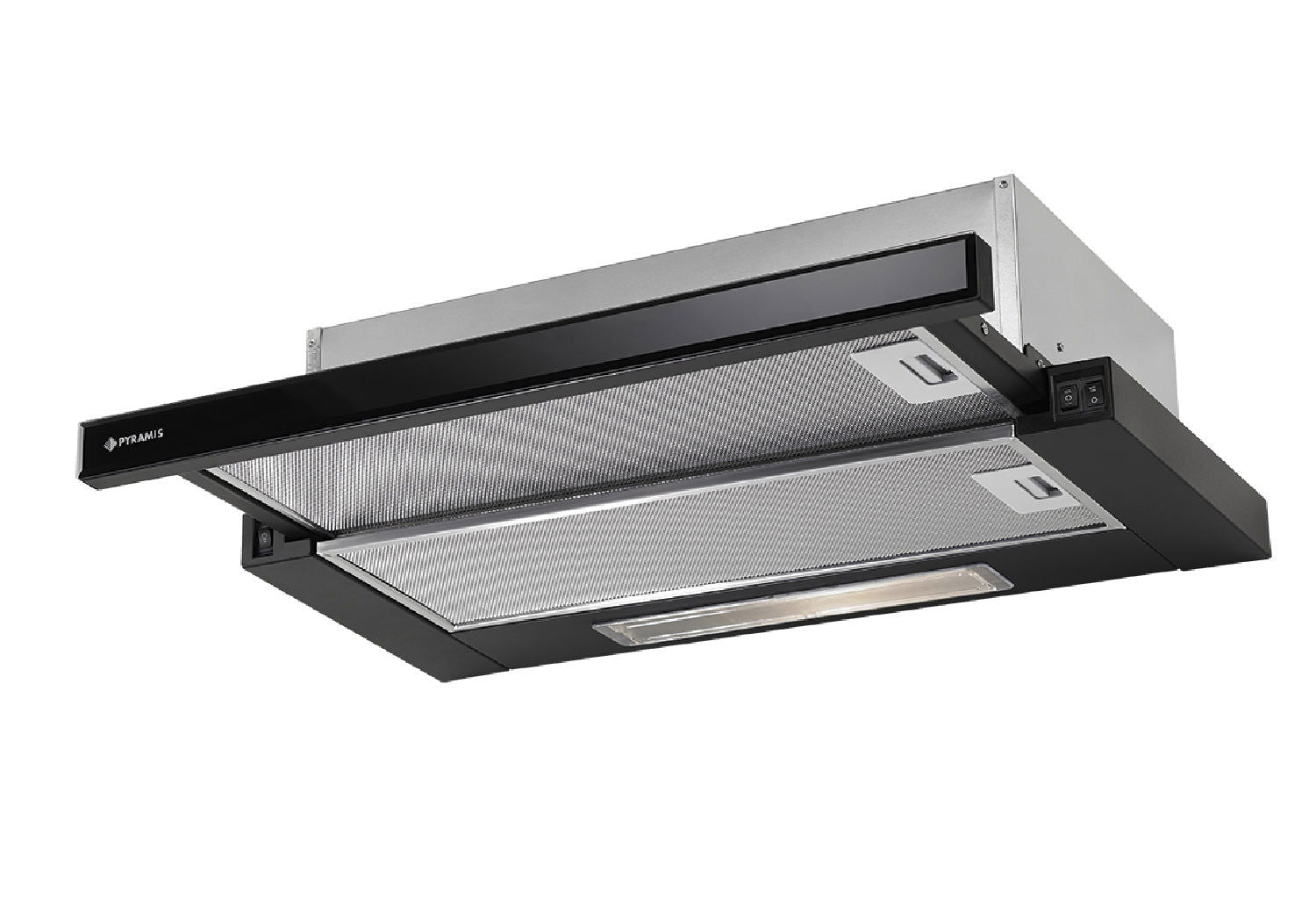 Hota telescopica Pyramis Ecoline, 2 motoare, 325m³h, 60cm - EpicHome.ro