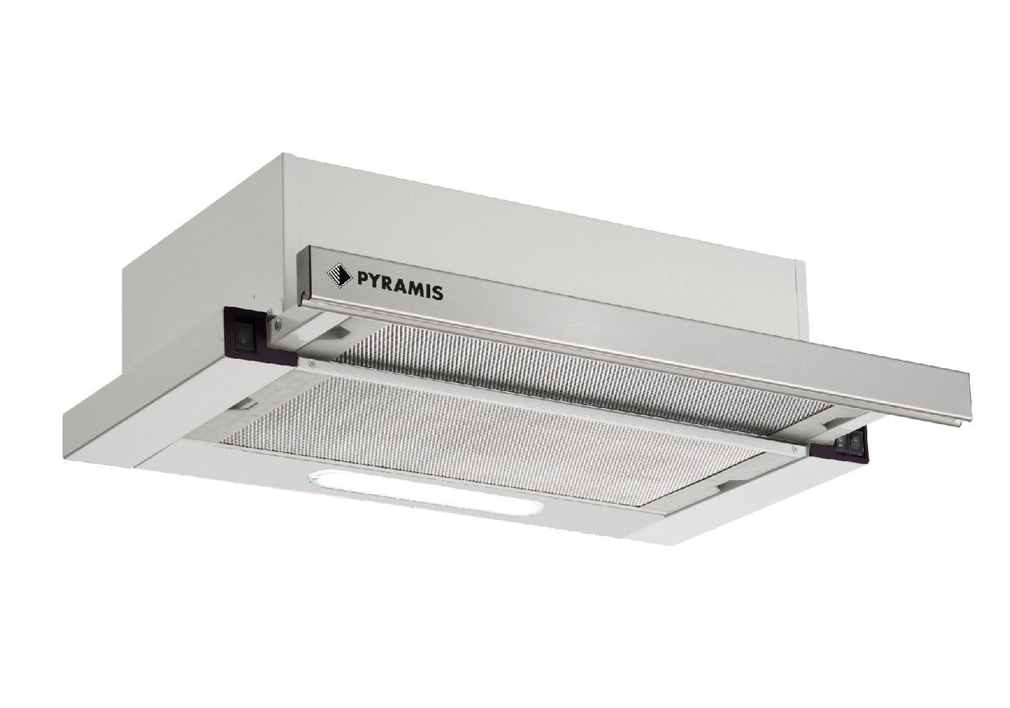 Hota telescopica Pyramis Ecoline, 2 motoare, 325m³h, 60cm - EpicHome.ro