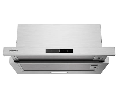 Hota telescopica Pyramis Premium Power MDT, Touch Control, 1 motor Turbo, 573m³h, 60cm - EpicHome.ro