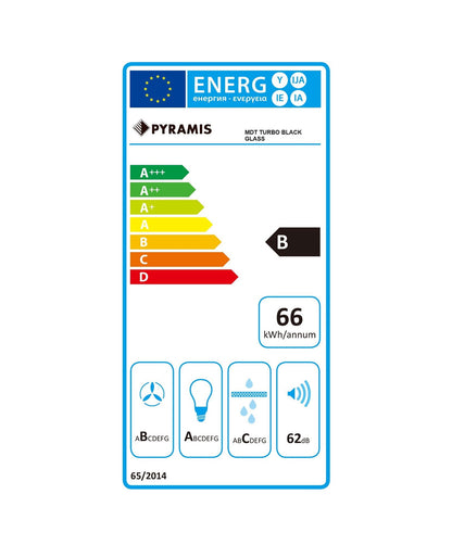 Hota telescopica Pyramis Premium Power MDT, Touch Control, 1 motor Turbo, 573m³h, 60cm - EpicHome.ro