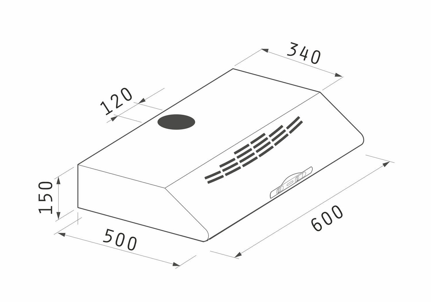 Hota traditionala Pyramis ECO Classico 2MT, 2 motoare, 400m³h, 60cm - EpicHome.ro