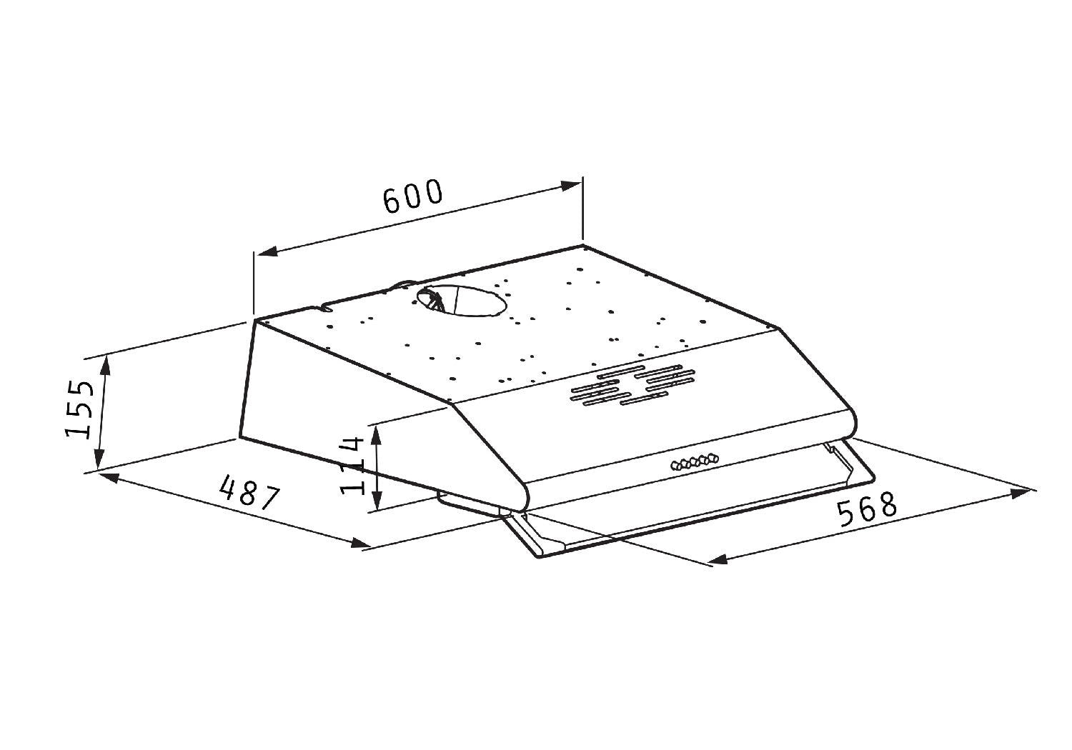 Hota traditionala Pyramis ST2, 2 motoare, 352m³h, 60cm - EpicHome.ro