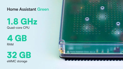 Hub Home Assistant Green, suport Zigbee, Matter, Z-Wave, Wireless - EpicHome.ro