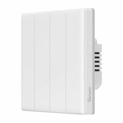 Intrerupator smart Sonoff T5-4C-86, Wireless cu full touch (4 canale), lumina LED 5A/1200W - EpicHome.ro
