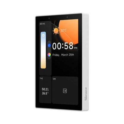 Intrerupator smart cu touch si functie termostat Sonoff NSPanel PRO 120, Hub Zigbee si Matter integrat, alb - EpicHome