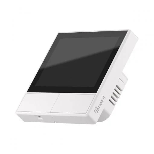 Intrerupator smart cu touch si functie termostat Sonoff NS Panel, Wireless, alb - EpicHome.ro