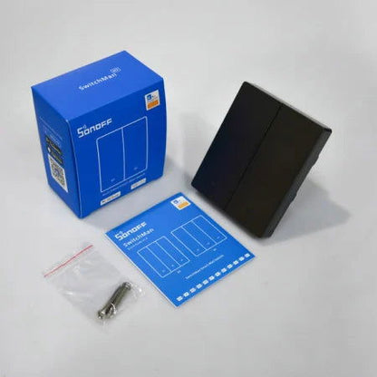 Intrerupator smart simplu Sonoff M5-2C-80, Wireless, Bluetooth, mecanic, 2 canale - EpicHome.ro