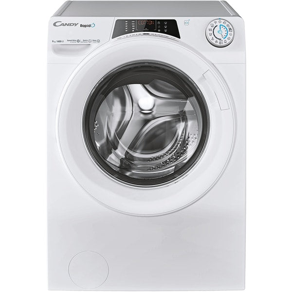 Masina de Spalat Candy RO 1496DWMT/1-S RapidO, 9kg, 1400,  A, BPM, MPS, 6D, WiFi+BT, Steam, White+White+white ring - EpicHome