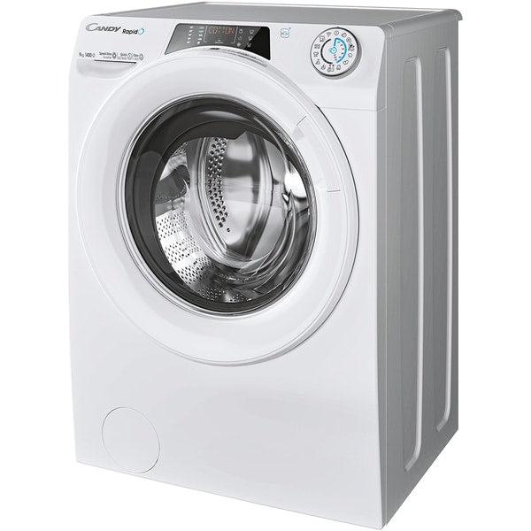 Masina de Spalat Candy RO 1496DWMT/1-S RapidO, 9kg, 1400,  A, BPM, MPS, 6D, WiFi+BT, Steam, White+White+white ring - EpicHome